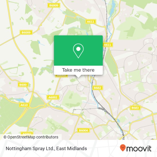 Nottingham Spray Ltd. map