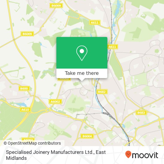 Specialised Joinery Manufacturers Ltd. map