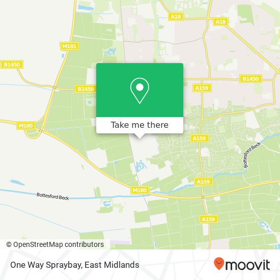 One Way Spraybay map