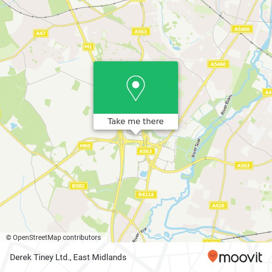Derek Tiney Ltd. map