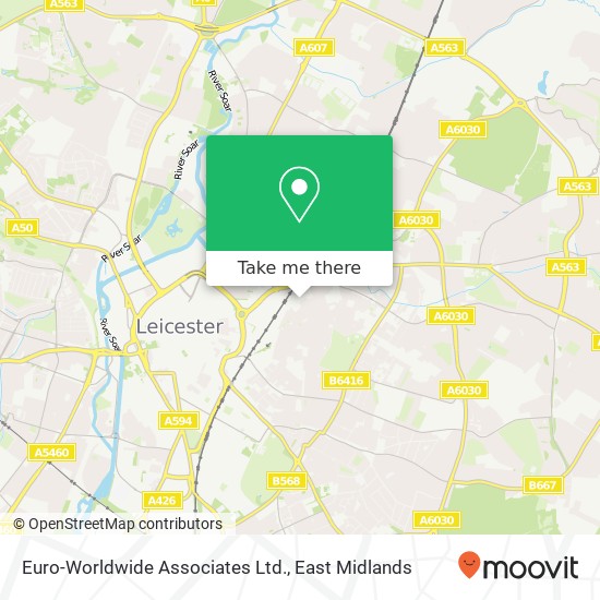 Euro-Worldwide Associates Ltd. map