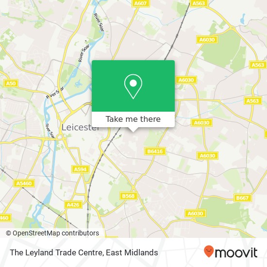 The Leyland Trade Centre map