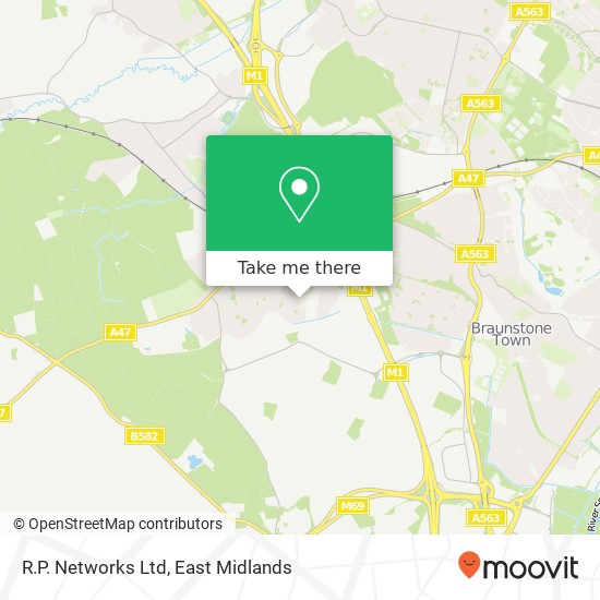 R.P. Networks Ltd map