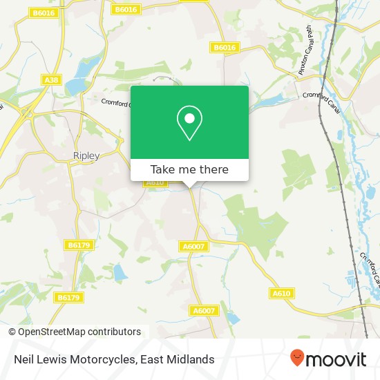 Neil Lewis Motorcycles map