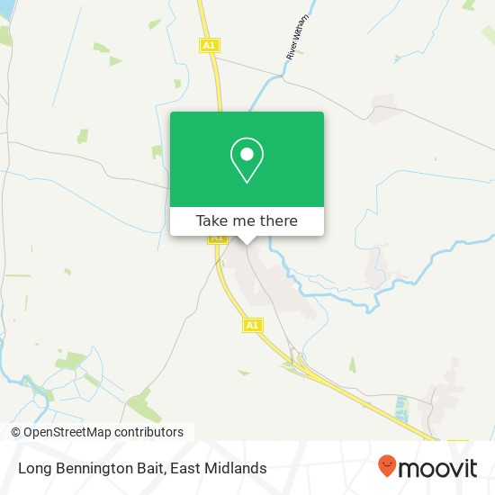 Long Bennington Bait map