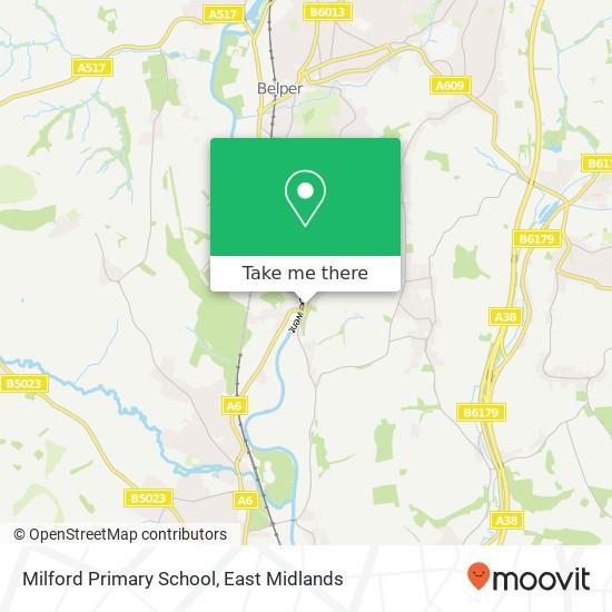 Milford Primary School map