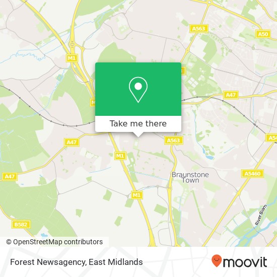 Forest Newsagency map