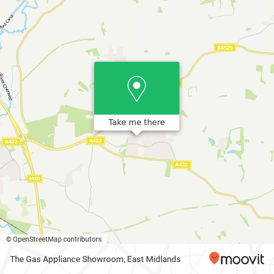 The Gas Appliance Showroom map