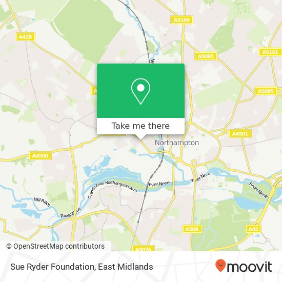 Sue Ryder Foundation map