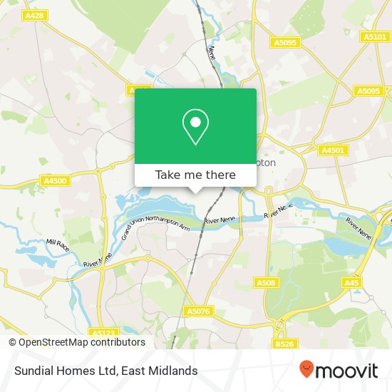 Sundial Homes Ltd map