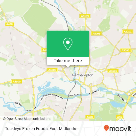 Tuckleys Frozen Foods map