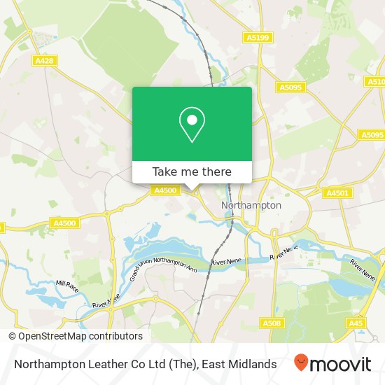 Northampton Leather Co Ltd (The) map