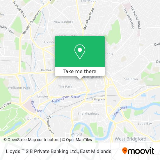 Lloyds T S B Private Banking Ltd. map