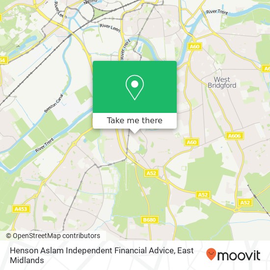 Henson Aslam Independent Financial Advice map