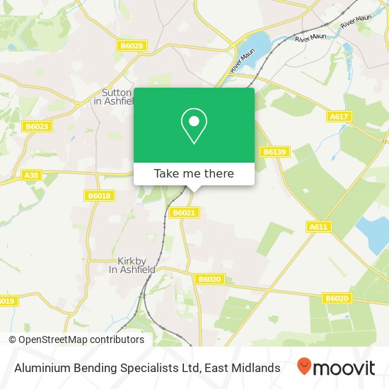 Aluminium Bending Specialists Ltd map