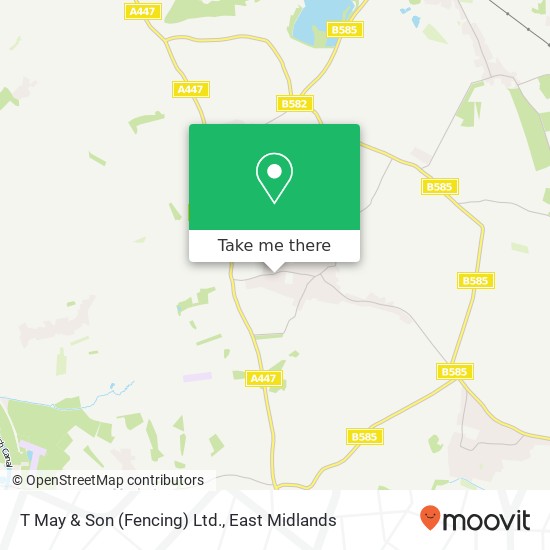 T May & Son (Fencing) Ltd. map