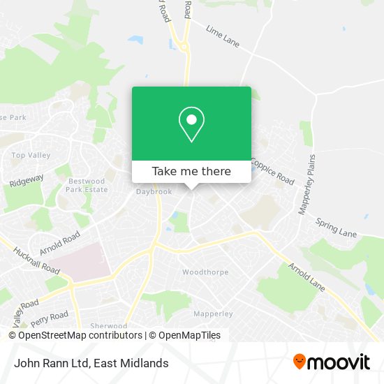 John Rann Ltd map