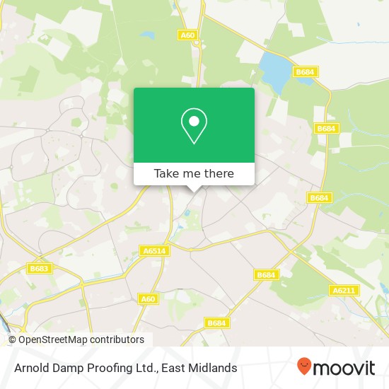 Arnold Damp Proofing Ltd. map