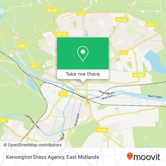 Kensington Dress Agency map