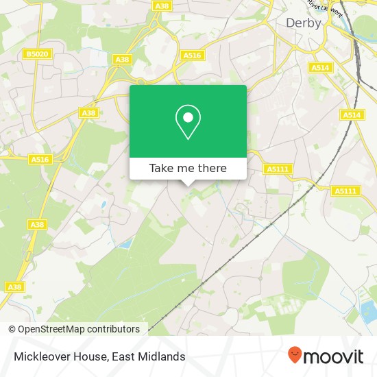 Mickleover House map