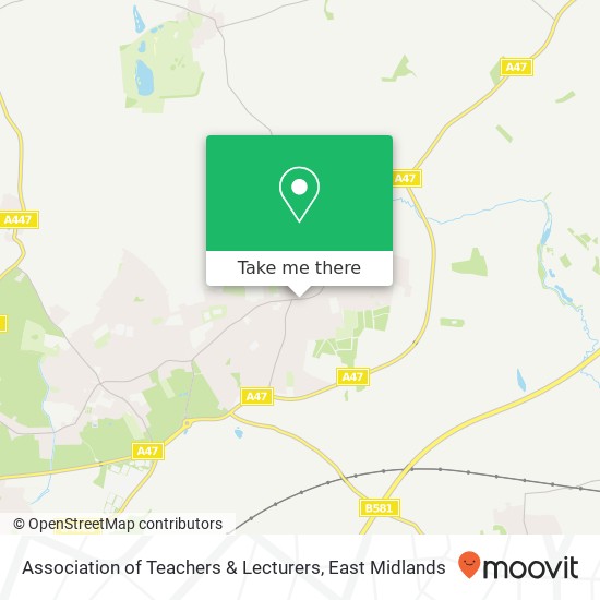 Association of Teachers & Lecturers map