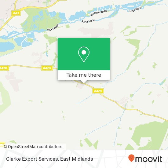 Clarke Export Services map