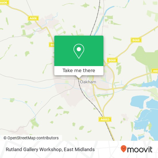 Rutland Gallery Workshop map