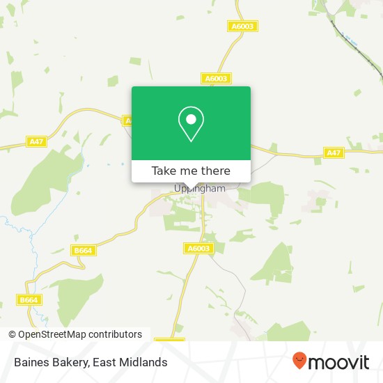 Baines Bakery map