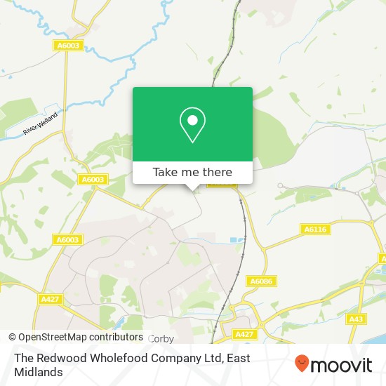 The Redwood Wholefood Company Ltd map
