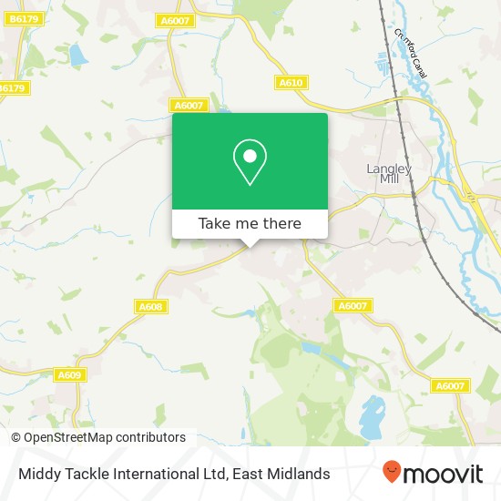 Middy Tackle International Ltd map
