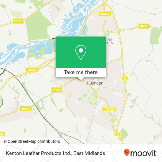 Kenton Leather Products Ltd. map