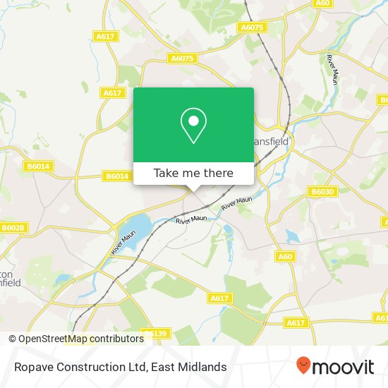 Ropave Construction Ltd map