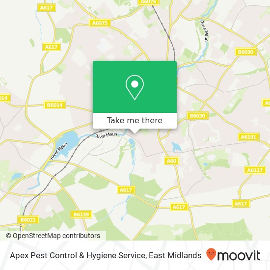 Apex Pest Control & Hygiene Service map
