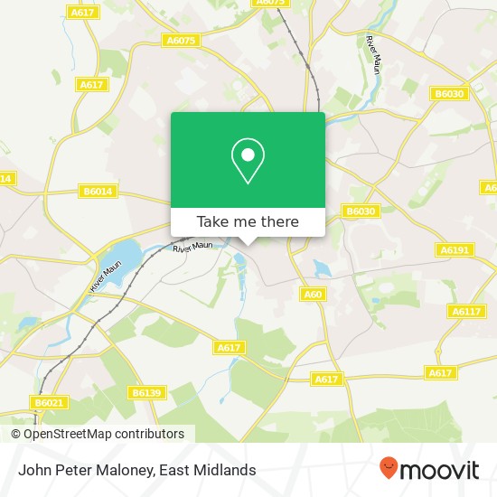 John Peter Maloney map