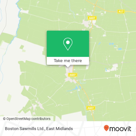 Boston Sawmills Ltd. map