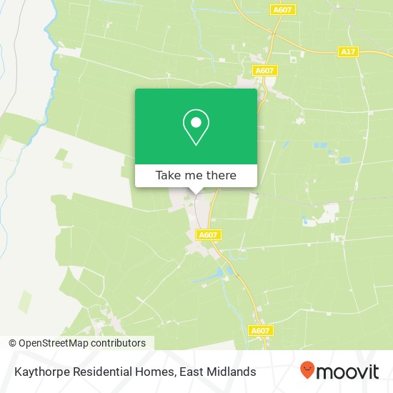 Kaythorpe Residential Homes map