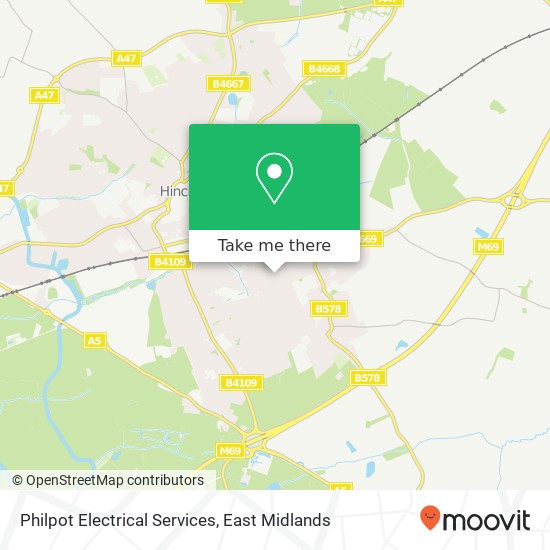 Philpot Electrical Services map