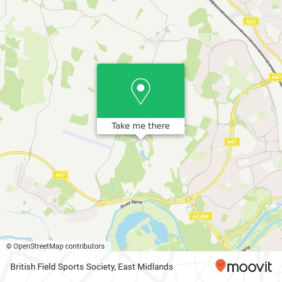 British Field Sports Society map
