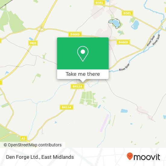 Den Forge Ltd. map