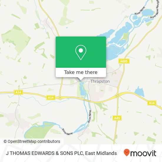 J THOMAS EDWARDS & SONS PLC map
