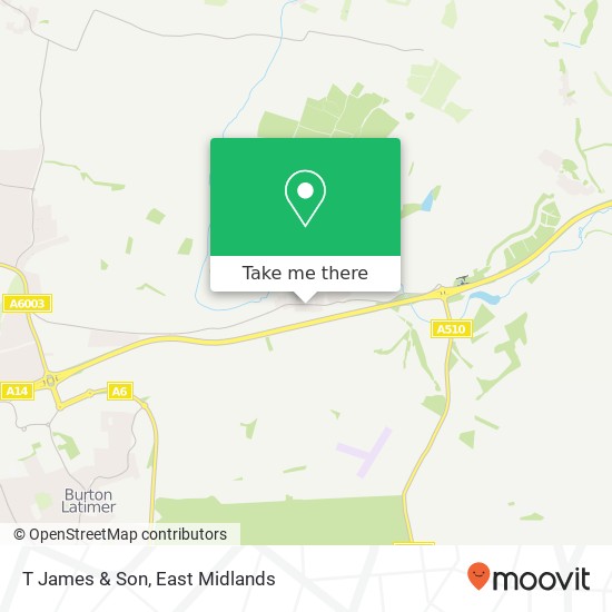 T James & Son map