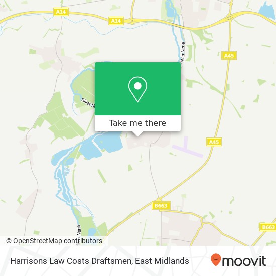 Harrisons Law Costs Draftsmen map