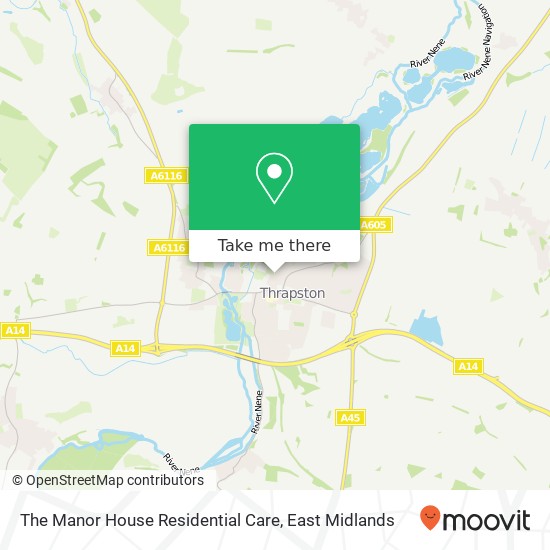 The Manor House Residential Care map