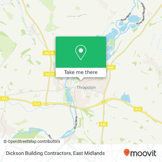 Dickson Building Contractors map