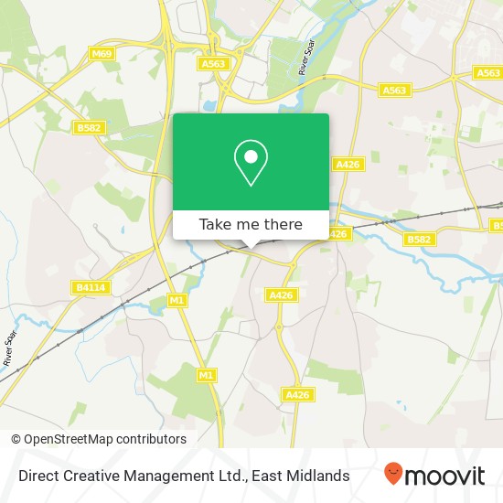 Direct Creative Management Ltd. map