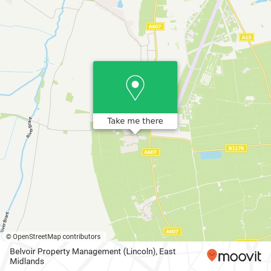 Belvoir Property Management (Lincoln) map