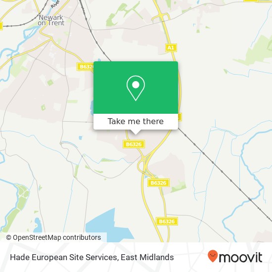 Hade European Site Services map