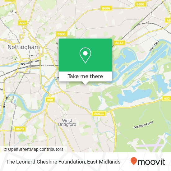 The Leonard Cheshire Foundation map
