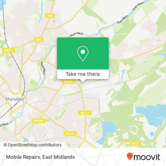 Mobile Repairs map