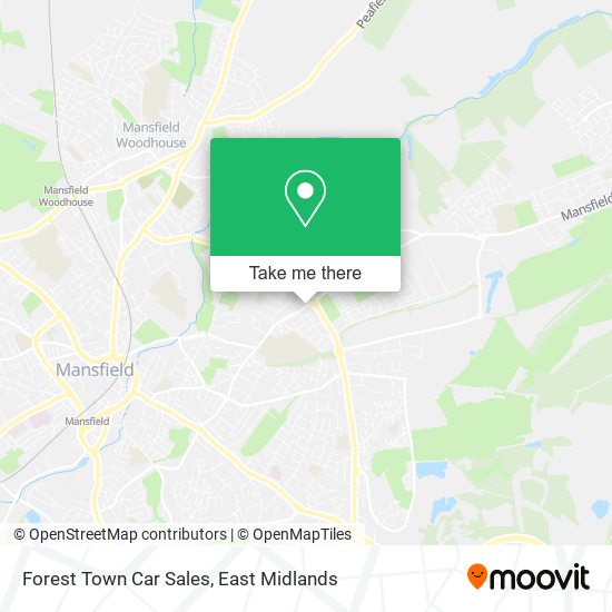 Forest Town Car Sales map